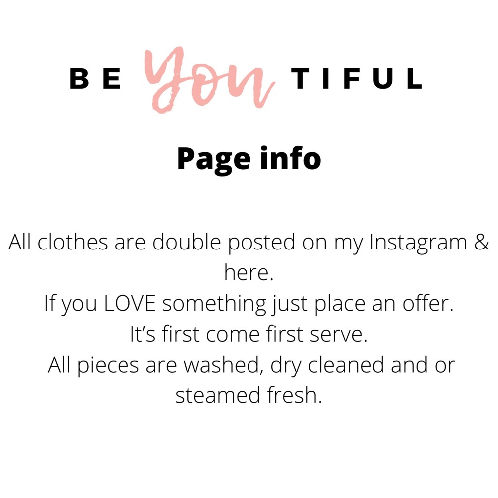 CUSTOMER INFO PLEASE READ🌟